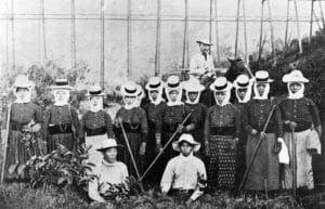 Japanese field workers