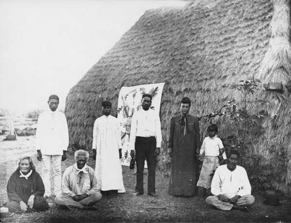 Niihauans in 1885 taken by Francis Sinclair