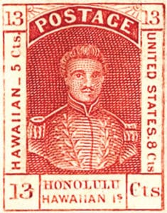 Stamp Hawaii 1853 Kamehameha III Sc6 235x300 1